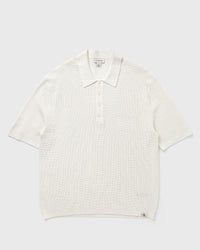 Calvin Klein Jeans Ss Cotton Waffle Polo Collarswtr Beige