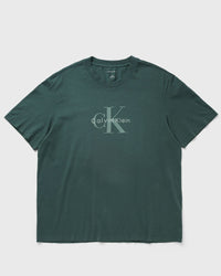 Calvin Klein Jeans Ss 20S Acid Wash Monologo Graphi Green
