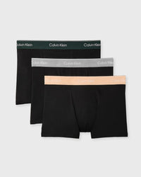 Calvin Klein Underwear Relaxed Fit Trunk 3PK Black