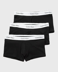 Calvin Klein Underwear Low Rise Trunk Icon Cotton Stretch 3-Pack Black