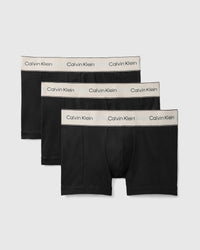 Calvin Klein Underwear Heritage Cotton Stretch 3 Trunks Black