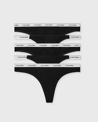 Calvin Klein Underwear Mixed Thong 5PK Black