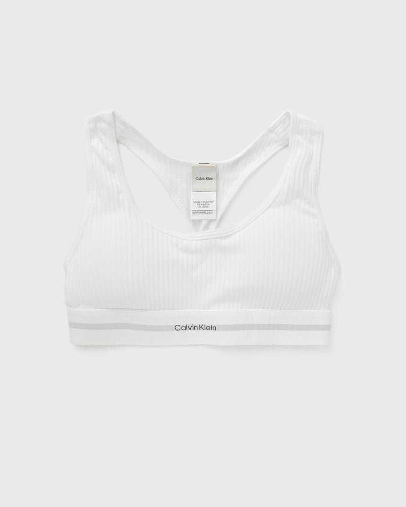 Calvin Klein Underwear WMNS MODAL RIB LIGHTLY LINED BRALETTE white