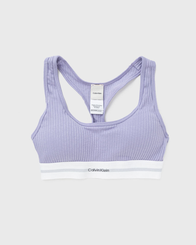 Calvin Klein Underwear WMNS MODAL RIB LIGHTLY LINED BRALETTE purple