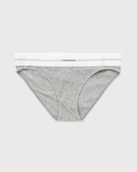 Calvin Klein Underwear Womens Modal Rib Bikini Grey
