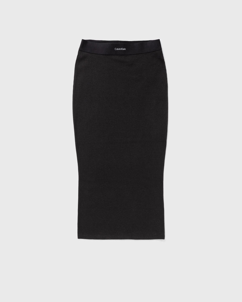 Calvin Klein Underwear WMNS COTTON STRETCH RIB RIB SKIRT black