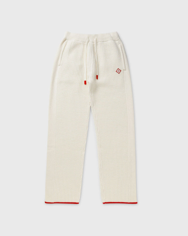 Casablanca WAFFLE TRACK PANTS white