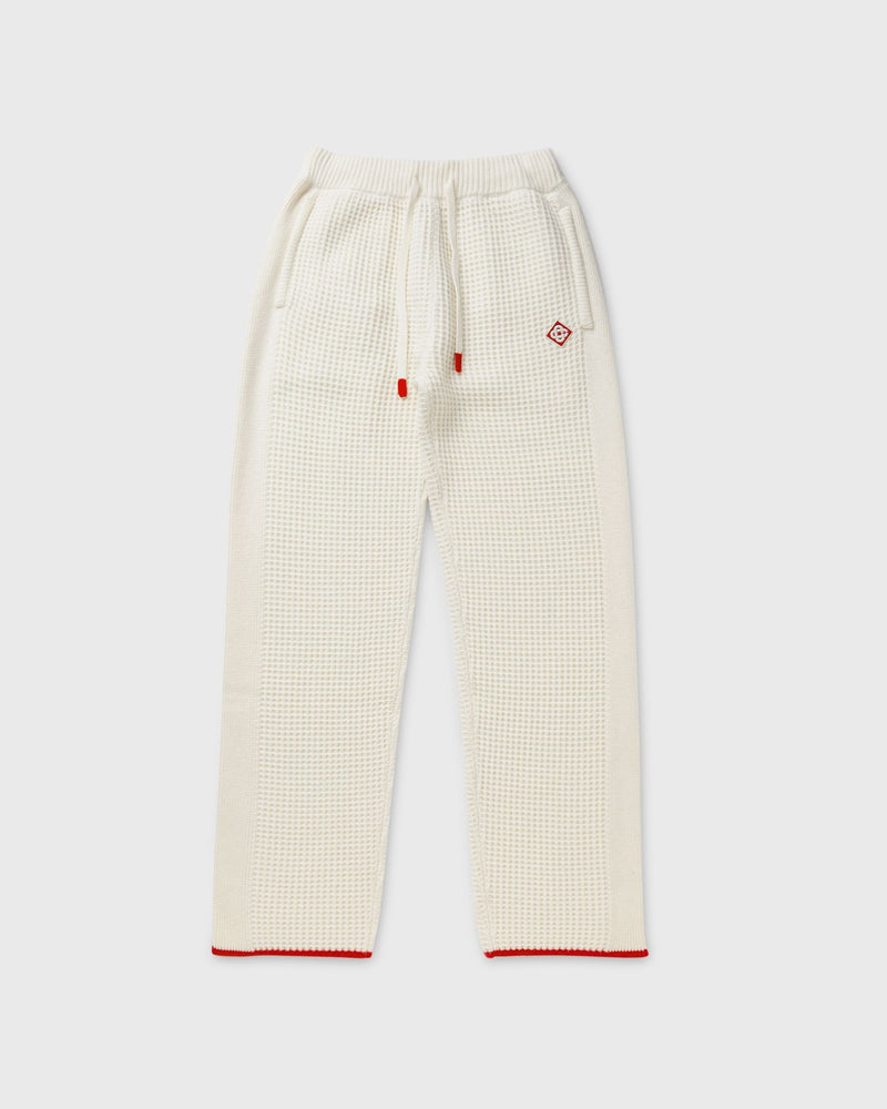 Casablanca WAFFLE TRACK PANTS white