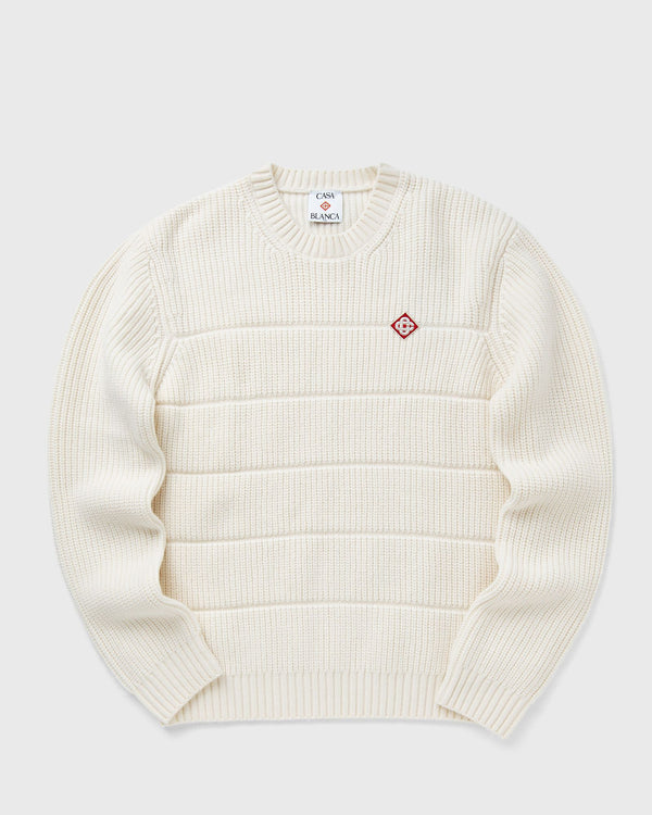 Casablanca PADDED CREW white