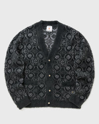 Casablanca Fluffy Monogram Cardigan grey