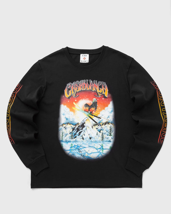 Casablanca SKI PRINTED LONG SLEEVE TEE multi