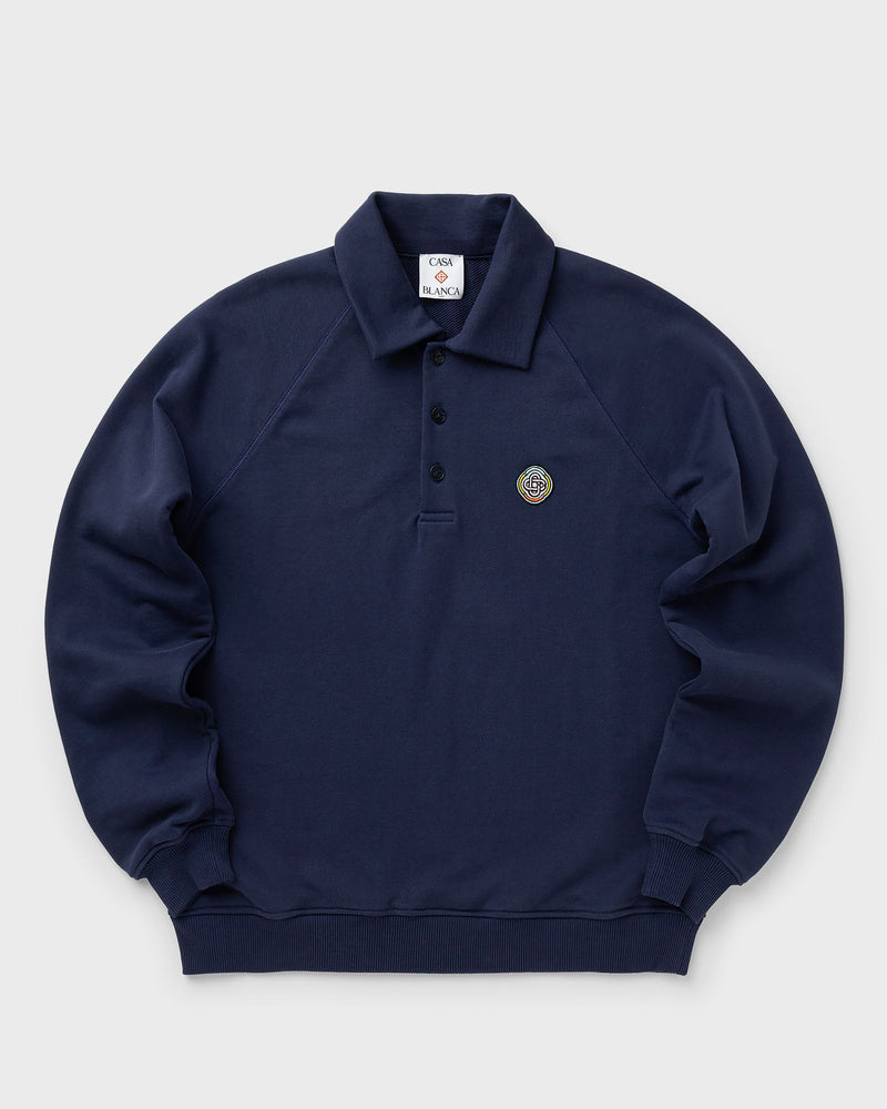Casablanca COLLAR SWEATSHIRT blue