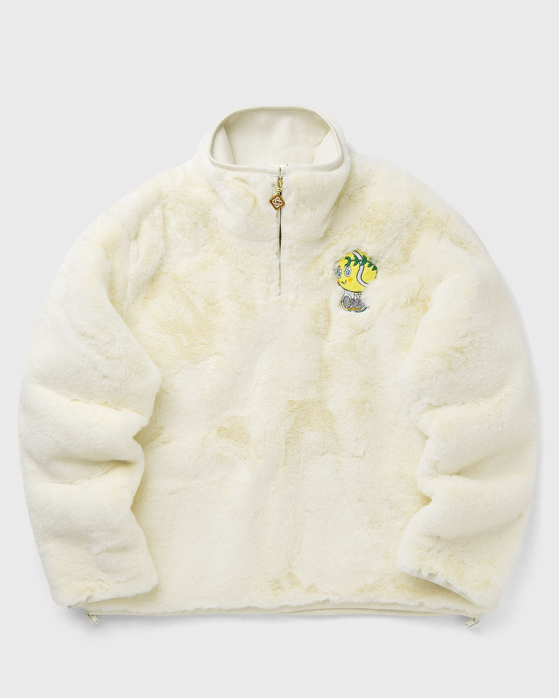 Casablanca 1/2 ZIP FUR JACKET white