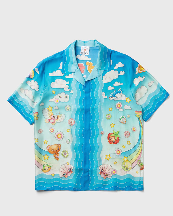 Casablanca CUBAN COLLAR SHORT SLEEVE SHIRT multi