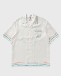 Casablanca Dance Joy Cuban Collar Ss Shirt White