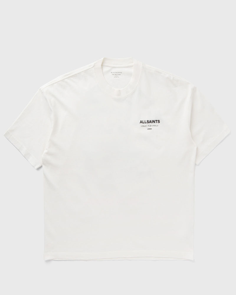 AllSaints UNDERGROUND SS CREW TEE white