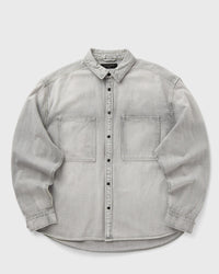 Allsaints Al Canvas Shirt Grey