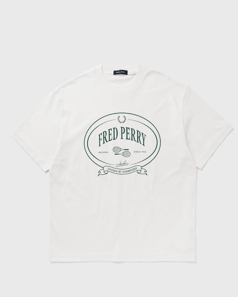 Fred Perry CHOSEN BY CHAMPIONS T-SHIRT white