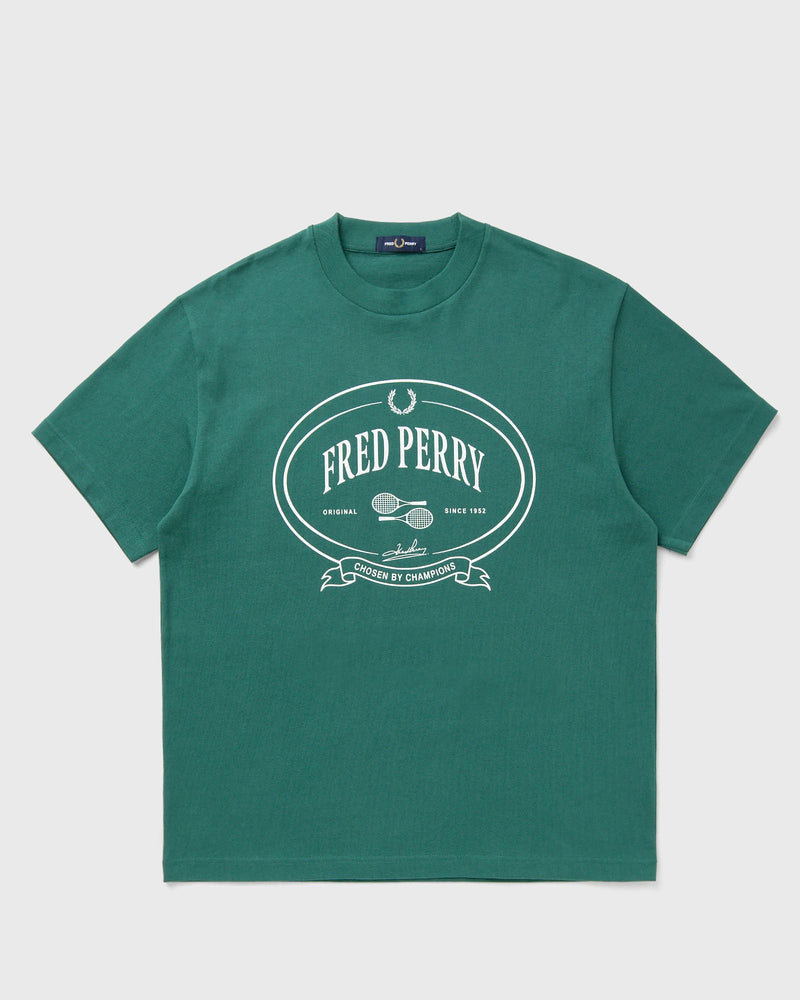 Fred Perry CHOSEN BY CHAMPIONS T-SHIRT green