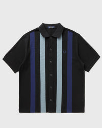 Fred Perry Vertical Stripe POLO Shirt black