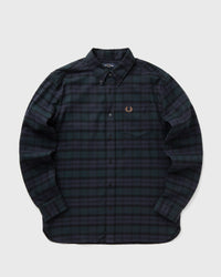 Fred Perry Blackwatch Tartan Brushed TWIL black|green