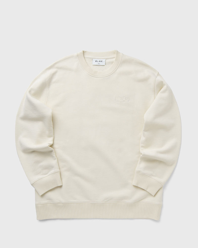 LF VARSITY CREWNECK white