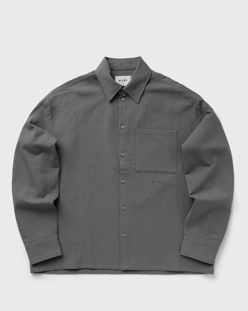 ØLÅF Double Faced BOXY Shirt grey