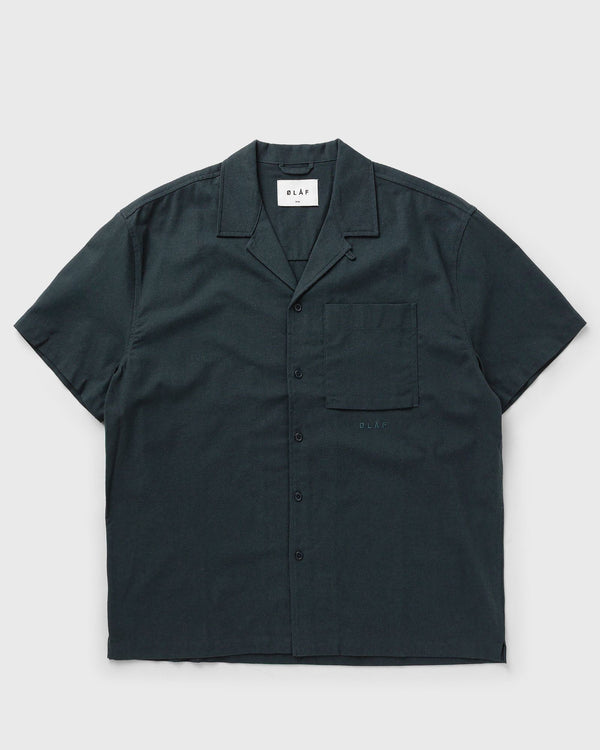 LF LINEN CAMP SHIRT SS green