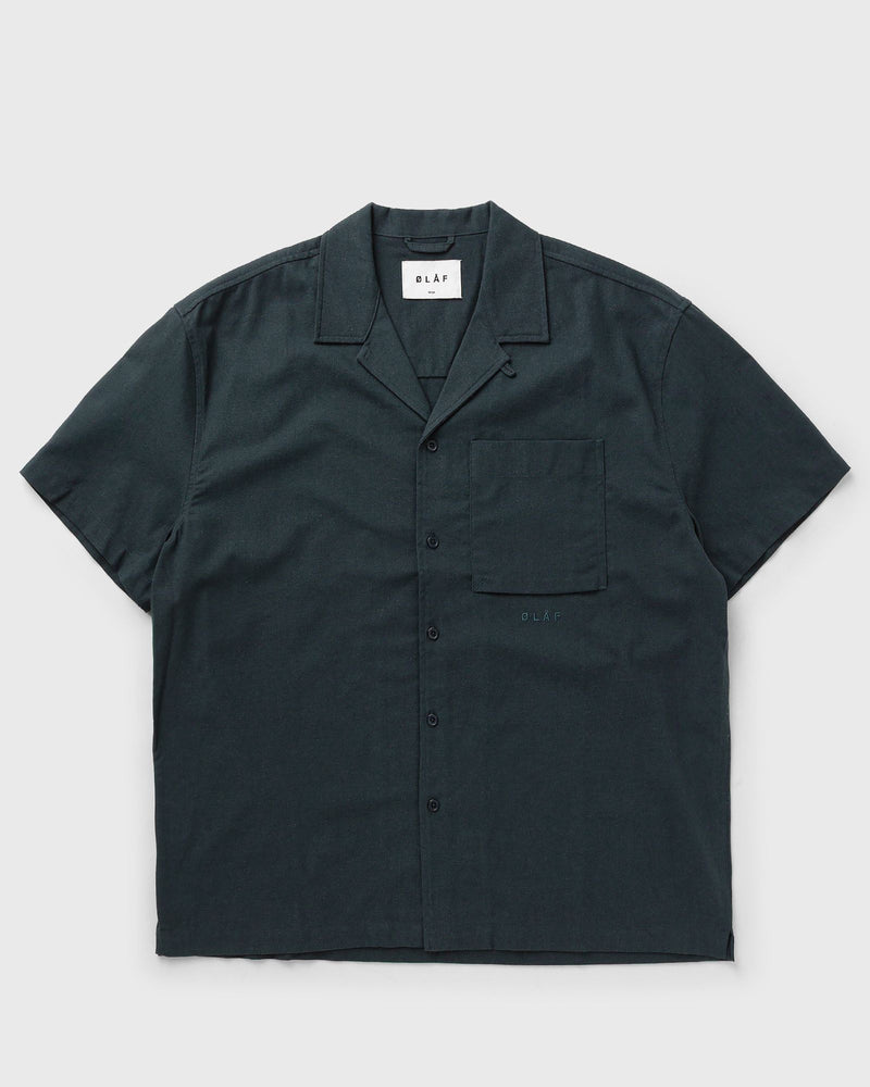 LF LINEN CAMP SHIRT SS green