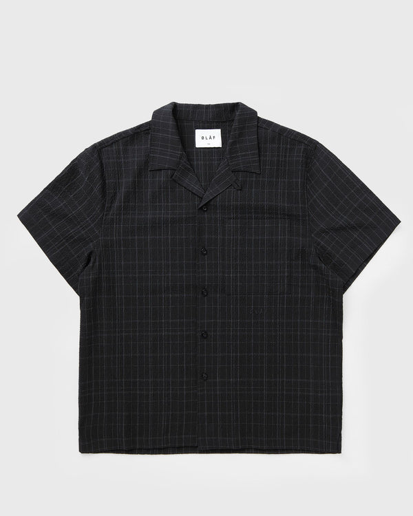 LF FINE CHECK CAMP SHIRT black