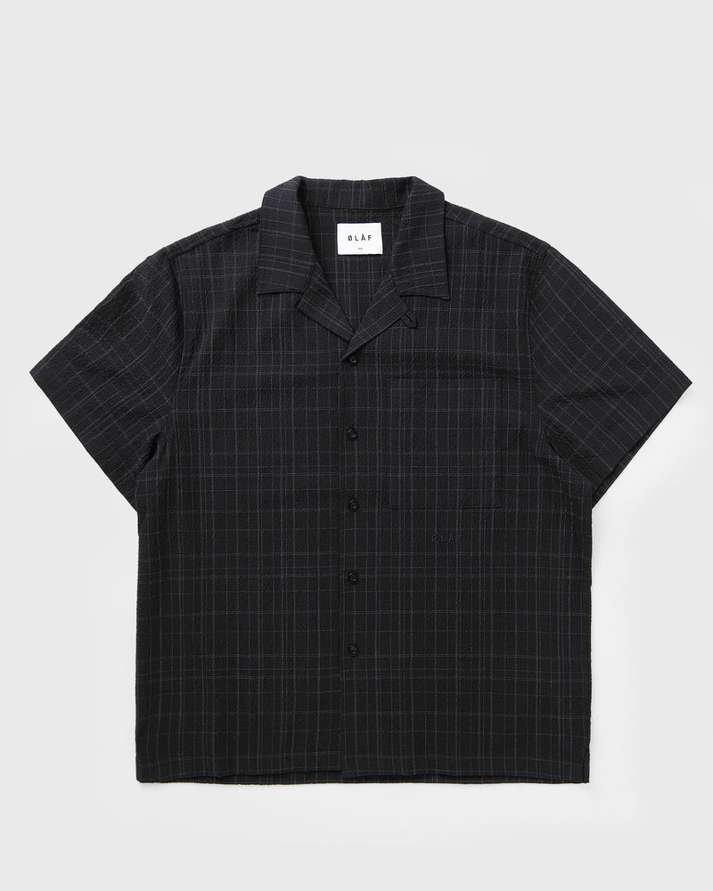 LF FINE CHECK CAMP SHIRT black