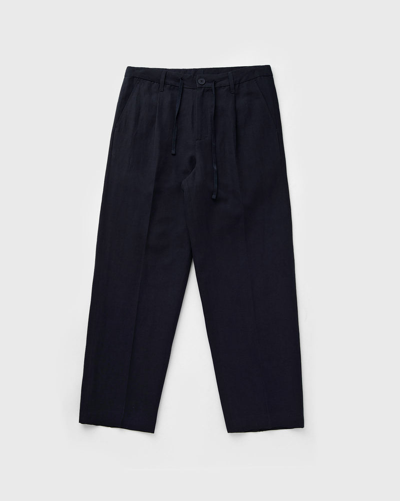 LF COTTON LINEN TROUSERS blue