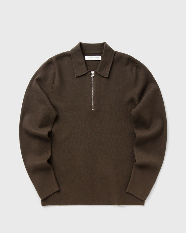 Samse & Samse GUNA HALF ZIP brown