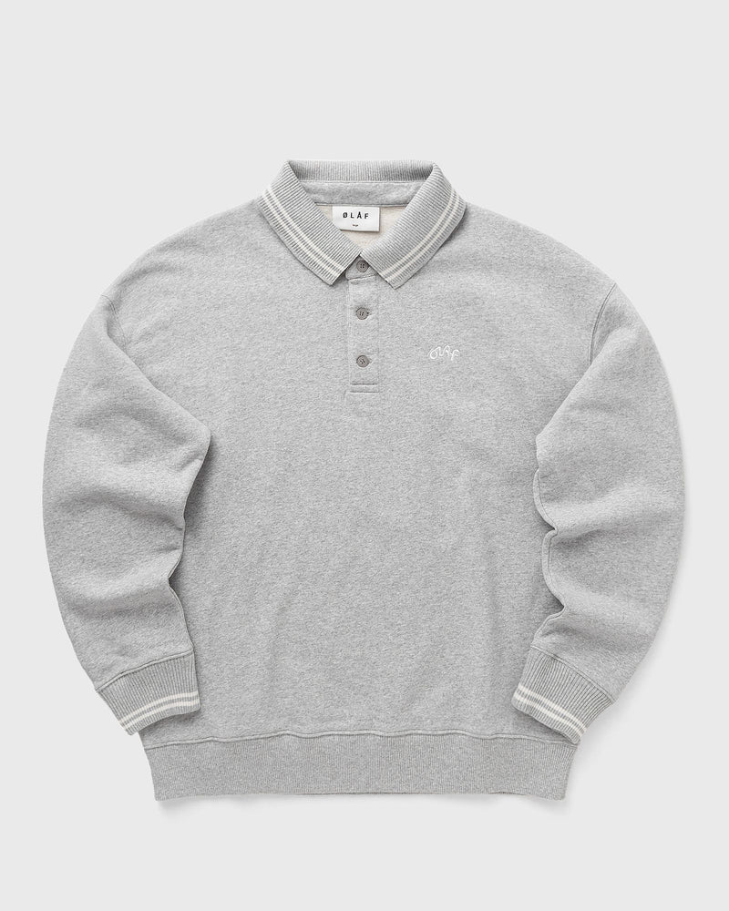 ØLÅF Tipping Detail Oversized POLO grey