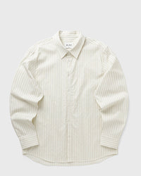 ØLÅF Stitched Striped Relaxed Shirt beige