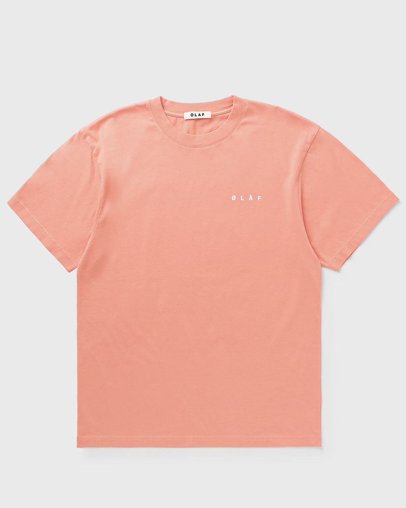 Ølåf Brushstroke Face Tee Orange