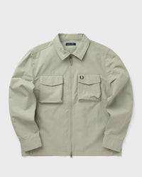 Fred Perry Ripstop Pocket Overshirt Green