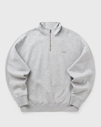Olaf Signature Zip Mock Grey