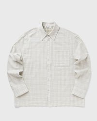 Olaf Double Faced Checked Boxy Shirt Beige