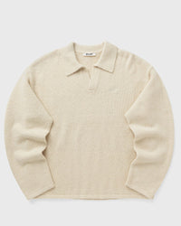 Olaf Signature Knitted Polo Beige