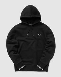 Fred Perry Tipped Hooded Sweatshirt Black