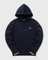 Fred Perry Tipped Hooded Sweatshirt blue