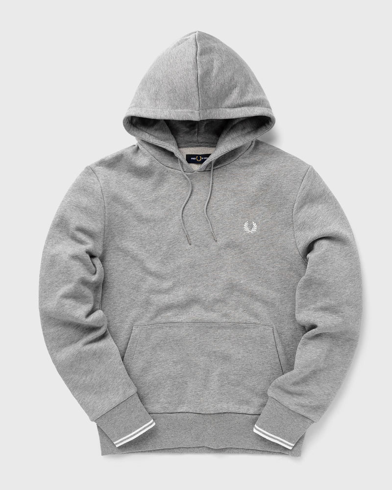 Fred Perry TIPPED HOODED SWEATSHIRT grey