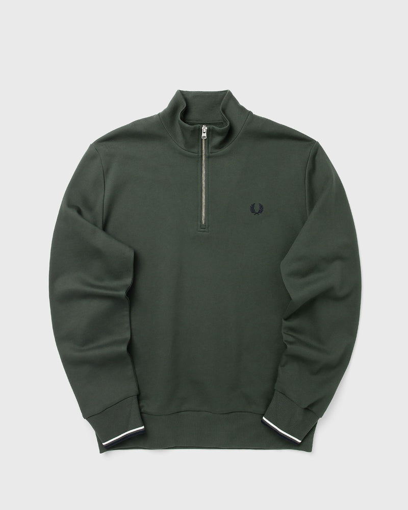 Fred Perry HALF ZIP Sweatshirt green