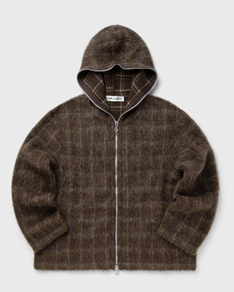 Our Legacy FULL ZIP HOOD brown
