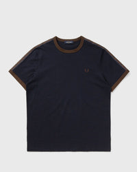 Fred Perry Contrast TAPE Ringer T-shirt blue