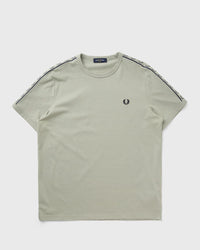 Fred Perry Contrast Tape Ringer T-Shirt Green