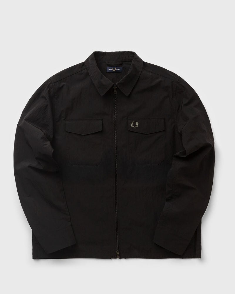 Fred Perry ZIP THROUGH OVERSHIRT black
