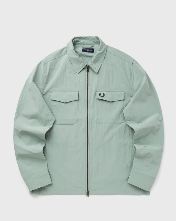 Fred Perry ZIP THROUGH OVERSHIRT green
