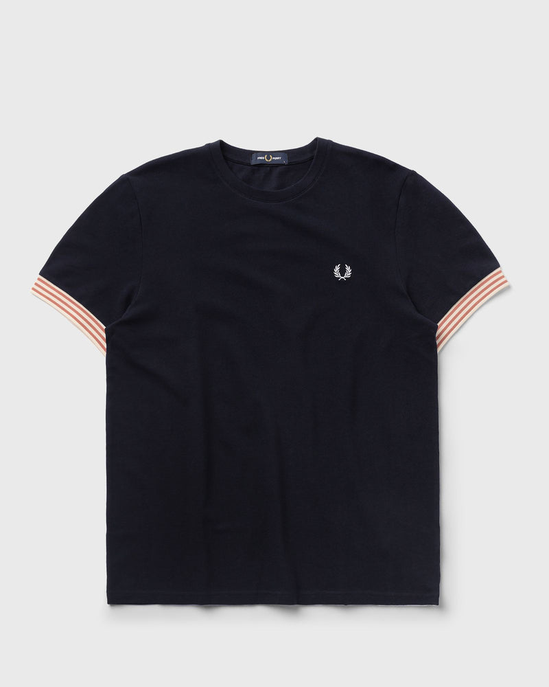 Fred Perry STRIPED CUFF T-SHIRT blue